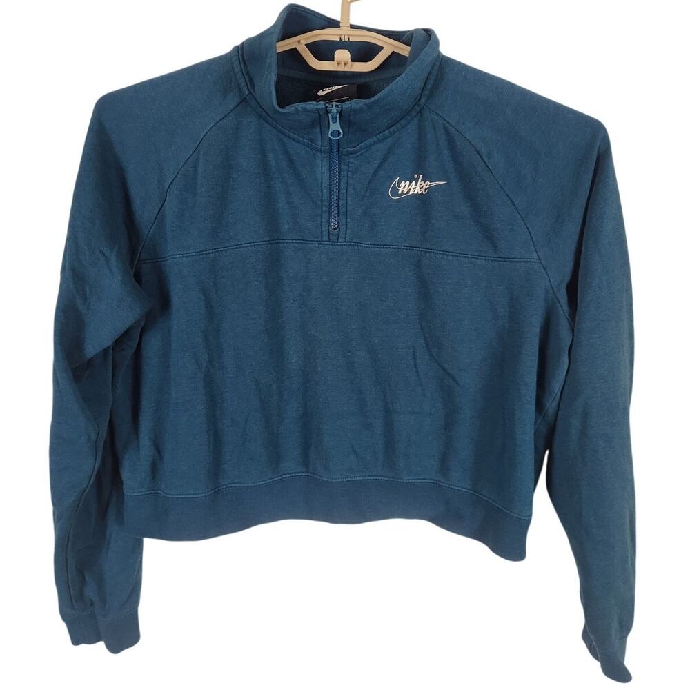 Nike Cropped Quarter Zip women's medium